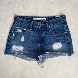 Lovers + Friends Jack High Rise Cut Off Denim Shorts